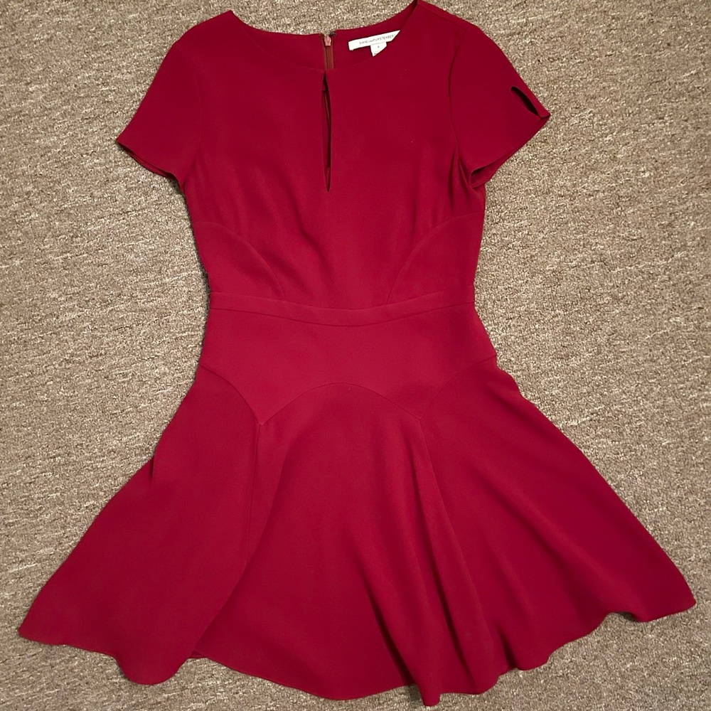 DVF red mini dress - Picture 4 of 4